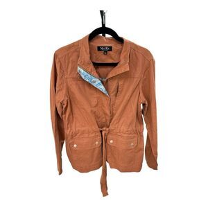 ⭐️⭐️NWT Cotton Twill Anorak with Tie Belt